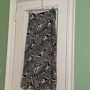 Urban Outfitters Geo Midi Skirt with Slit